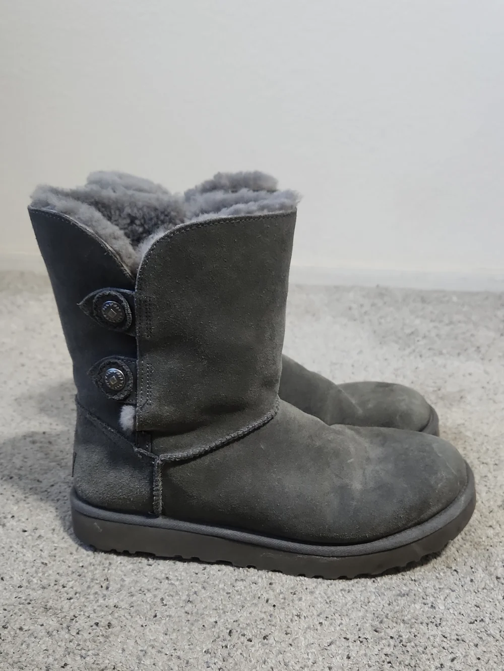 UGG Marciela II Grey Boot Sz 11 Style 1104375